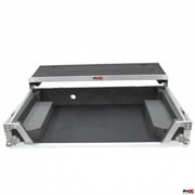 ProX XS-XDJXZWLT for Pioneer DJ XDJ-XZ Flight Hard Road Gig Ready Case W/ Glide Sliding Laptop Shelf and Wheels