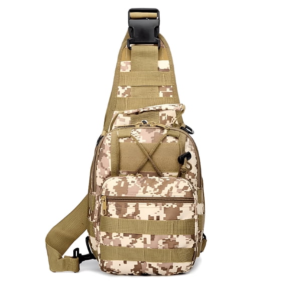 AOMRCOL Tactical Sling Bag – Waterproof Crossbody Shoulder Backpack with Multiple Compartments, Lightweight Durable Pack for Travel, Hiking and Outdoor Use