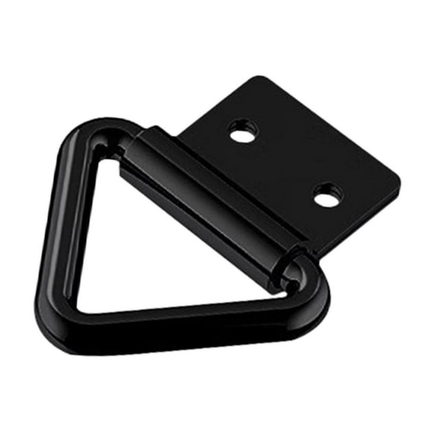 S SERENABLE Cargo Tie Down Anchor Hook Anchor Lashing Loop for Cargo on Trucks Boats Rvs Black 5.65x4.6 cm