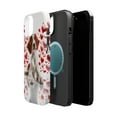 thumbnail image 2 of DistinctInk Tough Case for Apple iPhone 14 (6.1" Screen), Compatible with MagSafe Charging - Valentine's Day Irish Red and White Setter Puppy, 2 of 6