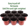 thumbnail image 3 of 35 Pcs 10CM Plastic Plants Nursery Pots Flowers Seedlings Starter Pot, 3 of 5