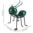 thumbnail image 2 of Gustave Small Metal Ant Sculpture Garden Decor 3D Cute Ants Ornament Statues Hanging Wall Art for Outdoor Yard Lawn Home Desktop Decoration, Green, 2 of 8