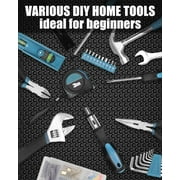 Tool Kit for Home, 144 Piece Hand Tool Set with Storage Box, General Basic Repair Tool Set with Hammer, Pliers, Wrenches, Voltage Tester, Measure Tape, Screwdriver Bits