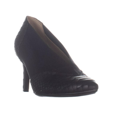 Womens naturalizer Nicole Pointed Toe Heels, Black Snake