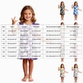 thumbnail image 4 of NOLDARES Halloween Girls Nightgowns Kids Flutter Short Pajamas Nightdress Princess Nightgown Sleep Dress(N211-Hot Pink), 4 of 7