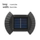 thumbnail image 4 of Ounissouiy Paquete de 4 luces de pared con energía solar, impermeables, porche, patio trasero, entrada, patio, calle, césped, camino, escalera, lámpara Iluminación y accesorios Luz calida Ounissouiy HA073275-02, 4 of 6