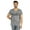 Heather Light Gray, variant on Inkmeso Men's Graphic Printed Daddy Tshirt For Dad V-Neck Shirt Jersey Tee Shirt