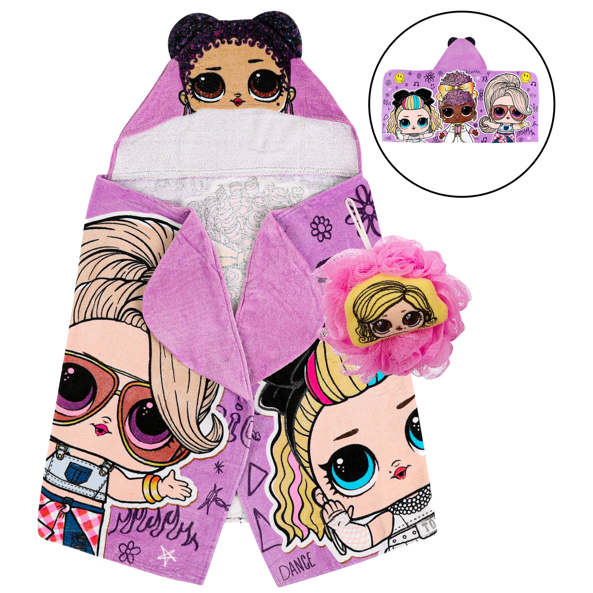 L.O.L Surprise 'Unicorn' LOL Swimming Summer Beach Bath Towel Or Hooded Poncho 
