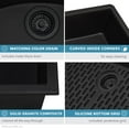 thumbnail image 5 of Ruvati 33 x 19 inch Undermount Single Bowl Kitchen Sink, 5 of 13