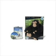 Planet Toys Planet Earth Large Plush Animals with unseen footage DVD Assortment - Chimp