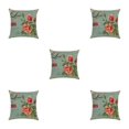 thumbnail image 2 of Maytalsory Easy To Change Flowers Pillowcase Addition To Home Decor Polyester Decorative Pillow Cushion Covers Soft Durable kztym001-2 5Set, 2 of 6