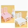 thumbnail image 3 of Simulación 1/12 Silla de Escritorio Muebles Modelo Madera, Regalo pa Rosado Zulema sillón de casa de muñecas, 3 of 8
