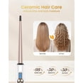 thumbnail image 5 of Hair Curling Wand Tapered barre9-19mm, Dual Voltage Curling Wand for Long Hair, 5 of 7