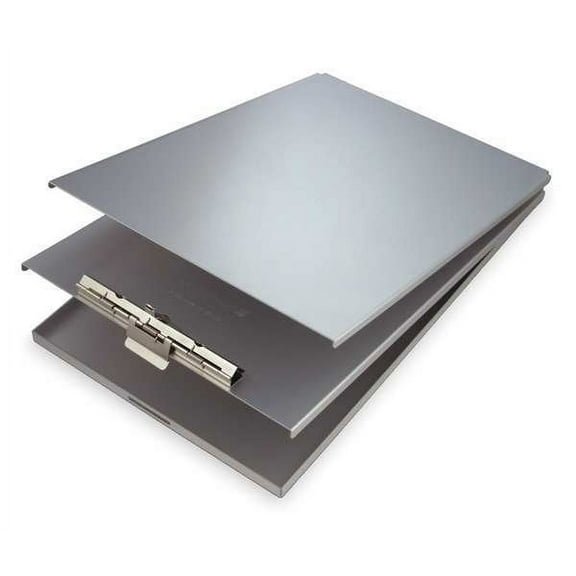 1 pc, Saunders 8-1/2" x 14" Portable Storage Clipboard, Silver