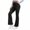 G163 Black, variant on LUGOGNE Womens Flare Yoga Pants High Waisted Bootcut Leggings Soft Stretch Athletic Workout Gym Lounge Bottoms Coffee,L