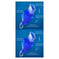 thumbnail image 1 of Soidarity Silbato de árbitro ABS, tamaño compacto multicolor con cordón, equipo deportivo, suministros de emergencia, fabricante de sonido Azul claro 2piezas, 1 of 6