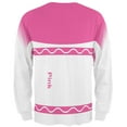 thumbnail image 2 of Halloween Marker Costume Pink All Over Mens Long Sleeve T Shirt Multi SM, 2 of 2