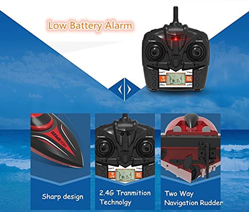 FMT H101 2 4G Remote Controlled 17 Inch Over Size 25KM H 180 Degree Flip High Speed Electric RC Racing Boat for Pools Lakes and Outdoor Adventure
