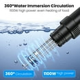 thumbnail image 2 of VAVSEA Sous Vide Machines, Precision Cooker, Waterproof Immersion Circulator with Digital Touch Screen and Accurate Temperature Time Control, Sous Vide Device for Home Kitchen, 2 of 8