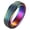 Rainbow, variant on 6 mm Wide Spinner Ring Sandblasted Stainless Steel for Men and Women