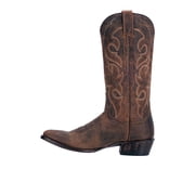 Dan Post Boots Mens Renegade Embroidered Round Toe Cowboy Mid Calf Boots
