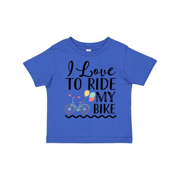 Inktastic Bicycle I Love to Ride My Bike Girls Toddler T-Shirt