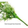 thumbnail image 4 of Paquete de 2 flores para colgar en la pared, vid de flores artificiales, guirnalda de hiedra artificial, planta colgante para el hogar, jardín, fiesta, decoración de boda, flor de simulación Sincero Electrónica, 4 of 5