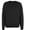 Black, variant on Women's Full Zip Knit Cardigan Sweater, Long Sleeve Relaxed Fit Crew Neck Layering Top for Casual Everyday Wear