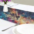 thumbnail image 4 of Yayeee Table Runner 70 inches Long Home Kitchen Dinning Party Decoration, Astronaut in Space Pattern, 4 of 7