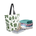 thumbnail image 2 of Large Canvas Bag 13.5x5.1x15 Inch Canvas Bag Shopping Canvas Bag Suitable For Outing Shopping Travel Out Of Large Capacity Storage Warm Christmas Gingerbread Man, 2 of 9
