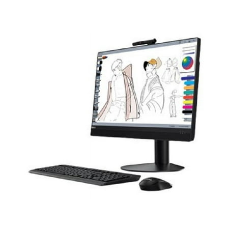 Lenovo - ThinkCentre M820z 21.5" All-In-One - Intel Core i5 - 8GB Memory - 256GB Solid State Drive - Business Black