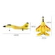 thumbnail image 3 of 2.4G RC Plane Foam Modelo de Al Juguetes con Sistema de Estabilización Gyro , amarillo Los 44x32x13cm, 3 of 8