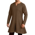 thumbnail image 2 of Qiyinn Men's Long Sleeve Button Down Shirt | Casual Fashion Collared Shirt for Daily Wear, Party, Costume, 2 of 7