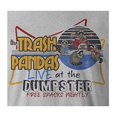 thumbnail image 4 of 9 Crowns Tees Trash Pandas Funny Racoon Concert Tee (Unisex Grey, Medium), 4 of 8