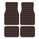 thumbnail image 1 of Balery Tartan Plaid Juego de 4 Alfombrillas para Auto, Revestimientos de Caucho Resistente, Diseño Antideslizante, 1 of 7