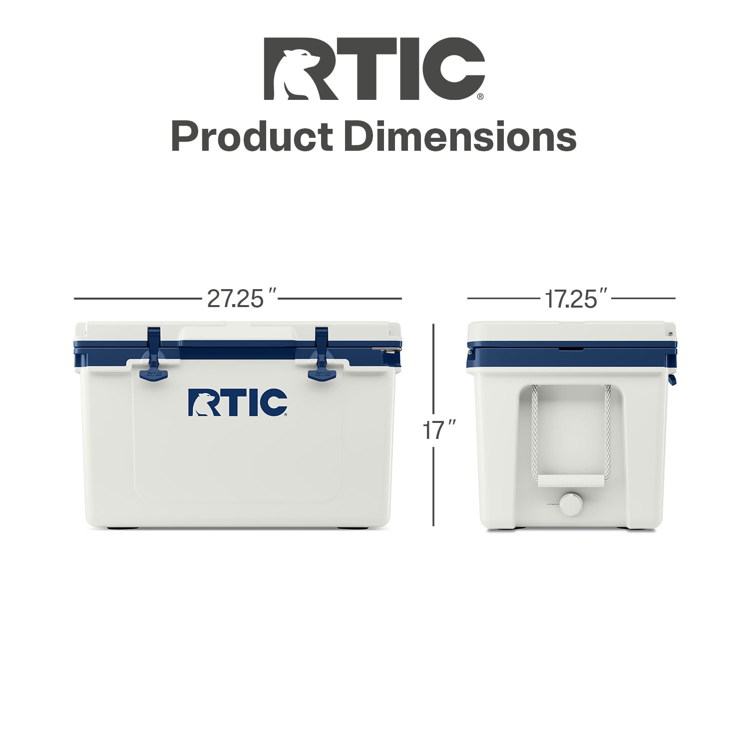 RTIC Heavy Duty 52 QT Ultra-Light Cooler, Large Hard-Sided Ice