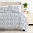 thumbnail image 3 of Duvet Cover Set - Ultra Soft & Breathable - Navy Classic Essentials for King Size Bedding by Comfort Canopy, 3 of 15