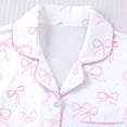 thumbnail image 5 of Vetsdori 2 Pieces Pajamas Sets for Women Short Sleeve Shorts & Top Homewear Sleepwear Button up,Summer Casual Loungewear Soft Womens Pajamas, 5 of 8