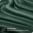 thumbnail image 2 of Bare Home Microplush Fleece Sheet Set - Ultra Soft - Deep Pocket - King, Forest Green, 2 of 7