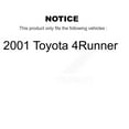 thumbnail image 2 of Transit Auto Chaussures de Frein Arrière et Kit de Ressort pour Voiture 2001 Toyota 4Runner K8N-100304, 2 of 11