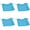 Blue, variant on Outdoor Cushion Covers, Waterproof Square Patio Chair Seat Slipcovers with Ties, Replacement Covers for Rattan Sofa Lounge Furniture, Garden & Yard, 4 Pack (White)