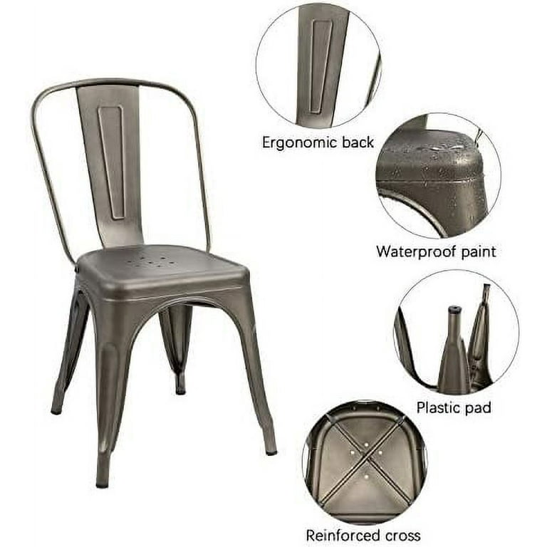 Gun metal chairs new arrivals