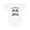 AA-White, variant on 2026 4th of July USA Flag Boys or Girls Baby Bodysuit