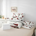 thumbnail image 6 of Castle Fairy Teens Cardinal Bird 7-Piece Twin Bedding Sets,Merry Christmas Bedding Comforter Set,Festival Xmas Breathable Sheet Sets,Ultra Soft Home Decor, 6 of 8