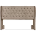 thumbnail image 4 of Lillian August Tête de Lit Rembourrée King Size Soft Beige, 4 of 10