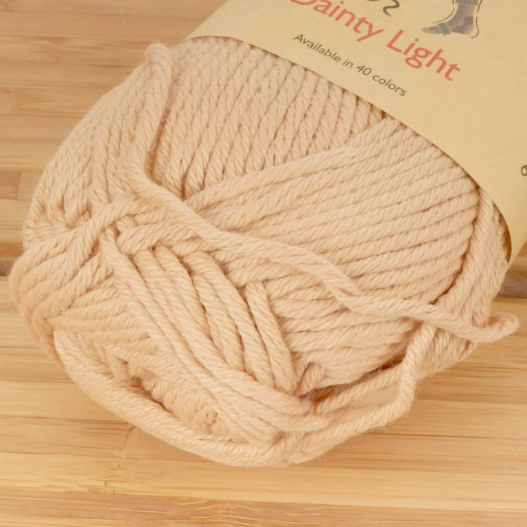 JubileeYarn Dainty Light Yarn - Worsted Weight Cotton - 100g/Skein