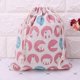 thumbnail image 5 of Bolsa de almacenamiento de lino y algodón con cordón ajustable, organizador para ropa interior, juguete de regalo, M, rosa, 5 of 5