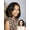 Highlight Brown, variant on Short Yaki Wave Bob Wig Kinky Straight Curly Wavy Wigs for Women Layered Cut Side Part Wave Synthetic Hair for Daily Party Use ( Black, 10inch)