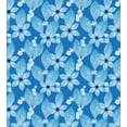 thumbnail image 3 of Floral Duvet Cover Set, Botanical Top View of Flower Petals Blossoming in Monochrome Style, Decorative 2 Piece Bedding Set with 1 Pillow Shams, Twin Size, Azure Blue Pale Blue, by Ambesonne, 3 of 3