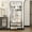 Retro Gray, variant on Entryway Hall Tree, 4-in-1 Freestanding Coat Rack with Shoe Storage Bench, 3-Tier Shelf, Hanging Rod, and 8 Adjustable Hooks for Entryway, Bedroom, or Living Room, Retro Gray